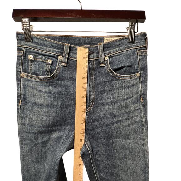 RAG & BONE WOMEN'S JEANS SIZE 25 DIVE HIGH RISE WAIST EDDY WASH SKINNY - Picture 5 of 11